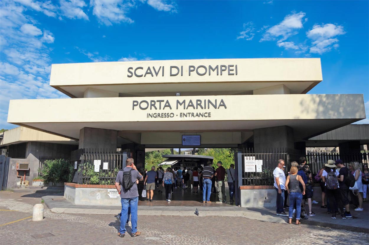 Bilhete Pompeia Porta marina