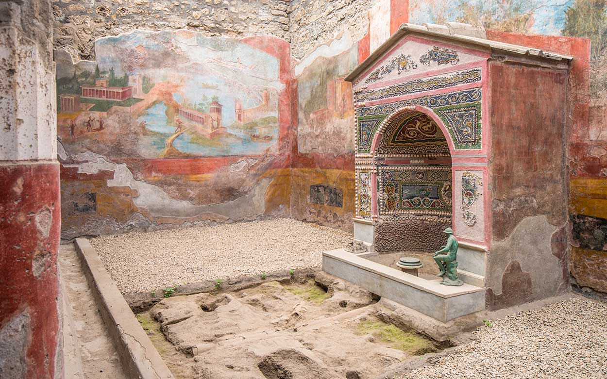 Bilhete Pompeia Casa della Fontana Piccola